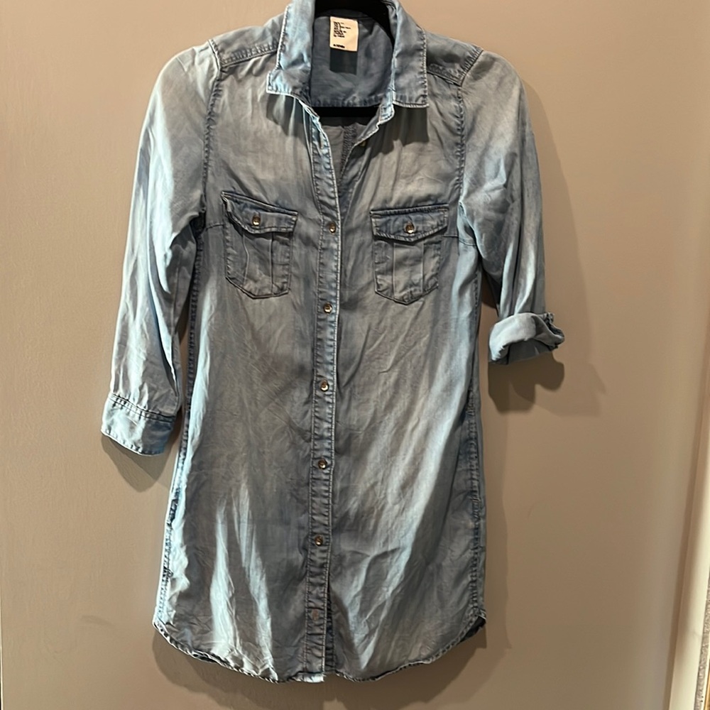 Jean dress with pockets